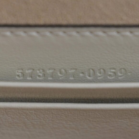 Gucci  Rajah Mini Leather Chain Shoulder Bag White 573797 - Picture 11 of 11